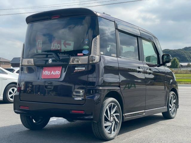 スペーシアカスタム XS 4WD メモリーナビ フルセグTV リアカメラ スマートキー HIDヘッドライト 衝突軽減ブレーキ 両側パワスラ シートヒーター Bluetooth 純正15インチアルミ ETC(11枚目)