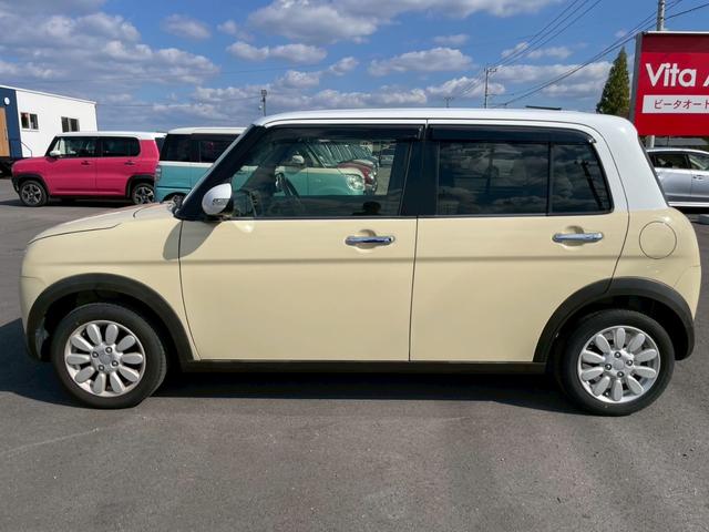 アルトラパン X メモリーナビ フルセグTV 全方位カメラ スマートキー HIDヘッドライト 衝突軽減ブレーキ シートヒーター Bluetooth 純正14インチアルミ(4枚目)