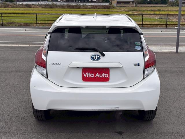 アクア Ｓ　ＳＤナビ　ワンセグＴＶ　スマートキー　衝突軽減ブレーキ　Ｂｌｕｅｔｏｏｔｈ　純正１５インチ鉄　ＥＴＣ（13枚目）