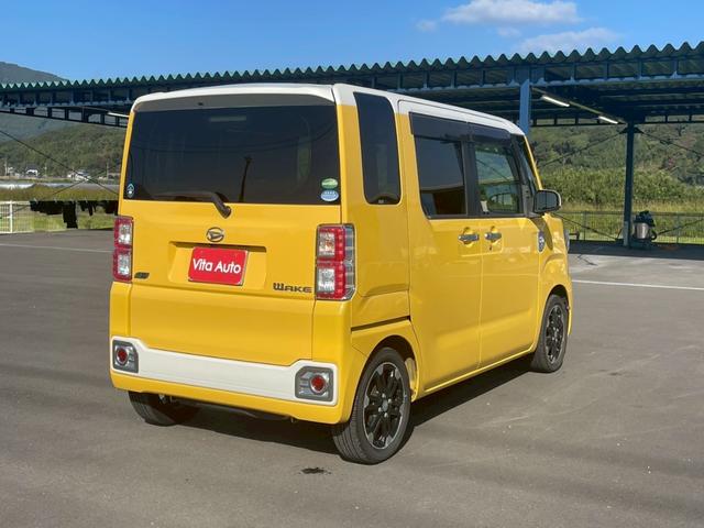 ウェイク G SA SDナビ フルセグTV リアカメラ フリップダウンモニター スマートキー LEDヘッドライト 衝突軽減ブレーキ 片側パワスラ Bluetooth 純正15インチアルミ ETC(13枚目)