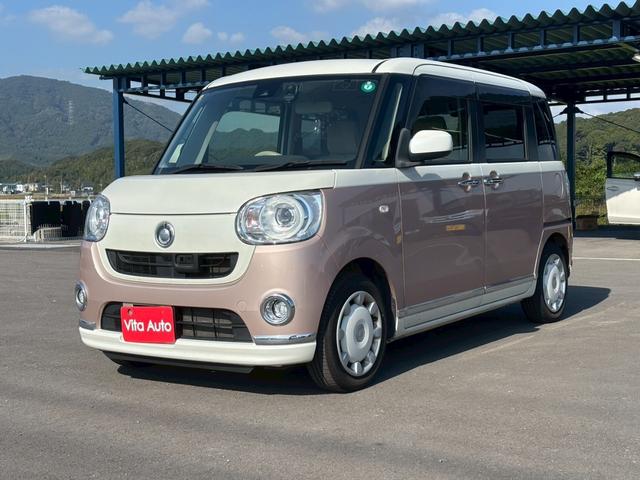 ムーヴキャンバス Ｇメイクアップ　ＳＡＩＩ　ＳＤナビ　フルセグＴＶ　リアカメラ　スマートキー　ＬＥＤヘッドライト　衝突軽減ブレーキ　両側パワスラ　前後ドラレコ　Ｂｌｕｅｔｏｏｔｈ　純正１４インチ鉄（5枚目）