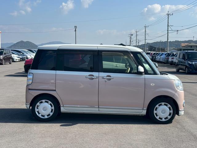 ムーヴキャンバス Ｇメイクアップ　ＳＡＩＩ　ＳＤナビ　フルセグＴＶ　リアカメラ　スマートキー　ＬＥＤヘッドライト　衝突軽減ブレーキ　両側パワスラ　前後ドラレコ　Ｂｌｕｅｔｏｏｔｈ　純正１４インチ鉄（8枚目）