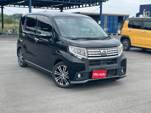 ムーヴ カスタム　Ｘ　ＳＡＩＩ　メモリーナビ　フルセグＴＶ　リアカメラ　スマートキー　ＬＥＤヘッドライト　衝突軽減ブレーキ　前ドラレコ　純正１５インチアルミ　ＥＴＣ（2枚目）