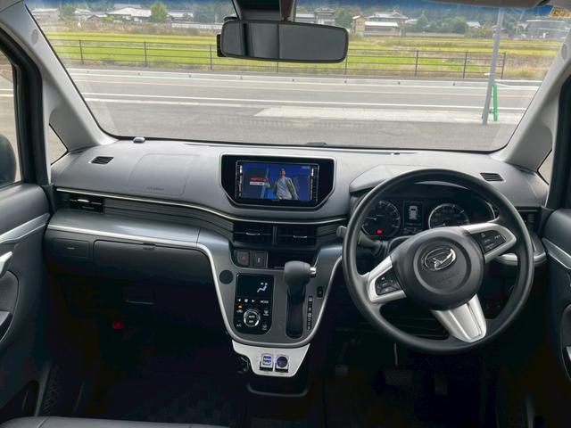 ムーヴ カスタム　Ｘ　ＳＡＩＩ　メモリーナビ　フルセグＴＶ　リアカメラ　スマートキー　ＬＥＤヘッドライト　衝突軽減ブレーキ　前ドラレコ　純正１５インチアルミ　ＥＴＣ（18枚目）