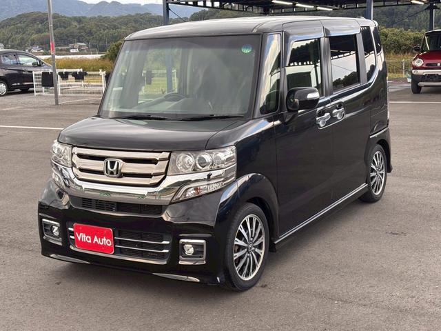 Ｎ－ＢＯＸカスタム Ｇ・ターボＬパッケージ　ＳＤナビ　フルセグＴＶ　リアカメラ　スマートキー　ＨＩＤヘッドライト　両側パワスラ　Ｂｌｕｅｔｏｏｔｈ　クルコン　純正１５インチアルミ　ＥＴＣ（6枚目）