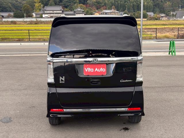 Ｎ－ＢＯＸカスタム Ｇ・ターボＬパッケージ　ＳＤナビ　フルセグＴＶ　リアカメラ　スマートキー　ＨＩＤヘッドライト　両側パワスラ　Ｂｌｕｅｔｏｏｔｈ　クルコン　純正１５インチアルミ　ＥＴＣ（12枚目）