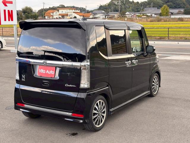 Ｎ－ＢＯＸカスタム Ｇ・ターボＬパッケージ　ＳＤナビ　フルセグＴＶ　リアカメラ　スマートキー　ＨＩＤヘッドライト　両側パワスラ　Ｂｌｕｅｔｏｏｔｈ　クルコン　純正１５インチアルミ　ＥＴＣ（14枚目）