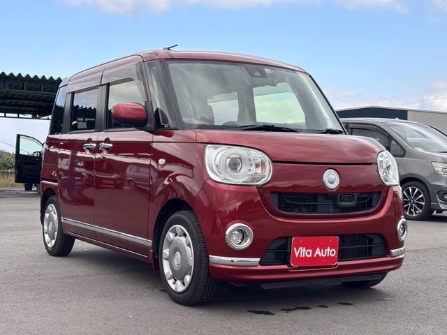 ムーヴキャンバス Ｇメイクアップ　ＳＡＩＩ　メモリーナビ　ワンセグＴＶ　リアカメラ　スマートキー　ＬＥＤヘッドライト　衝突軽減ブレーキ　両側パワスラ　前後ドラレコ　純正１４インチ鉄　ＥＴＣ（2枚目）