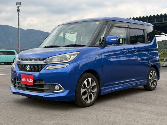 ソリオバンディット ハイブリッドＳＶ　メモリーナビ　フルセグＴＶ　リアカメラ　スマートキー　ＬＥＤヘッドライト　衝突軽減ブレーキ　片側パワスラ　前ドラレコ　シートヒーター　Ｂｌｕｅｔｏｏｔｈ　クルコン　純正１５インチアルミ　ＥＴＣ（5枚目）