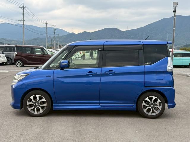 ソリオバンディット ハイブリッドＳＶ　メモリーナビ　フルセグＴＶ　リアカメラ　スマートキー　ＬＥＤヘッドライト　衝突軽減ブレーキ　片側パワスラ　前ドラレコ　シートヒーター　Ｂｌｕｅｔｏｏｔｈ　クルコン　純正１５インチアルミ　ＥＴＣ（9枚目）