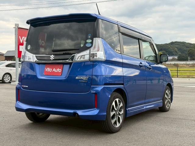 ソリオバンディット ハイブリッドＳＶ　メモリーナビ　フルセグＴＶ　リアカメラ　スマートキー　ＬＥＤヘッドライト　衝突軽減ブレーキ　片側パワスラ　前ドラレコ　シートヒーター　Ｂｌｕｅｔｏｏｔｈ　クルコン　純正１５インチアルミ　ＥＴＣ（15枚目）