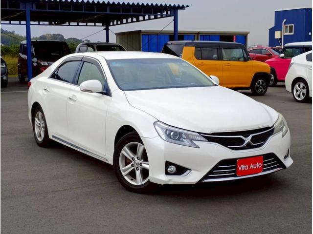 マークＸ プレミアム　ＳＤナビ　フルセグＴＶ　リアカメラ　スマートキー　ＨＩＤヘッドライト　前ドラレコ　シートヒーター　Ｂｌｕｅｔｏｏｔｈ　クルコン　純正１６インチアルミ　ＥＴＣ（2枚目）