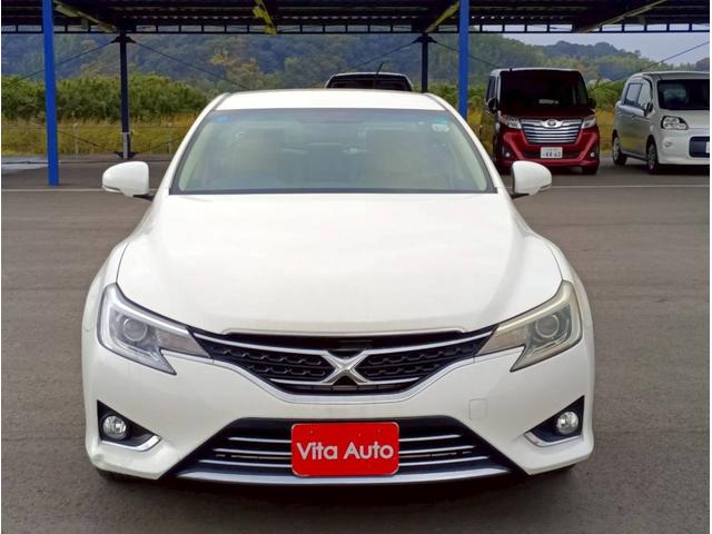 マークＸ プレミアム　ＳＤナビ　フルセグＴＶ　リアカメラ　スマートキー　ＨＩＤヘッドライト　前ドラレコ　シートヒーター　Ｂｌｕｅｔｏｏｔｈ　クルコン　純正１６インチアルミ　ＥＴＣ（4枚目）