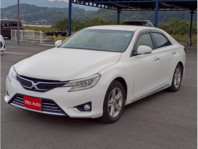 マークＸ プレミアム　ＳＤナビ　フルセグＴＶ　リアカメラ　スマートキー　ＨＩＤヘッドライト　前ドラレコ　シートヒーター　Ｂｌｕｅｔｏｏｔｈ　クルコン　純正１６インチアルミ　ＥＴＣ（6枚目）