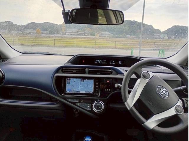 アクア Ｓ　ＳＤナビ　フルセグＴＶ　リアカメラ　スマートキー　ＬＥＤヘッドライト　衝突軽減ブレーキ　前ドラレコ　Ｂｌｕｅｔｏｏｔｈ　純正１５インチアルミ　ＥＴＣ（18枚目）