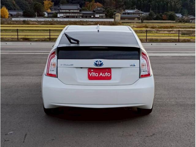 プリウス S メモリーナビ フルセグTV リアカメラ スマートキー HIDヘッドライト 前ドラレコ Bluetooth 社外17インチアルミ(11枚目)