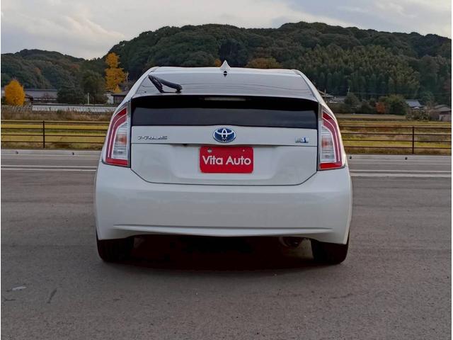 プリウス S メモリーナビ フルセグTV リアカメラ スマートキー HIDヘッドライト 前ドラレコ Bluetooth 社外17インチアルミ(14枚目)