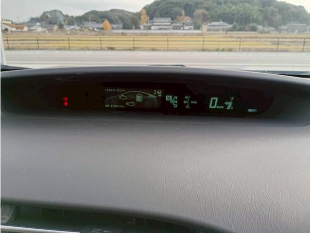 プリウス S メモリーナビ フルセグTV リアカメラ スマートキー HIDヘッドライト 前ドラレコ Bluetooth 社外17インチアルミ(20枚目)