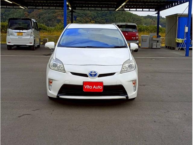 プリウス S SDナビ ワンセグTV リアカメラ スマートキー HIDヘッドライト 前後ドラレコ Bluetooth 純正15インチアルミ ETC(4枚目)