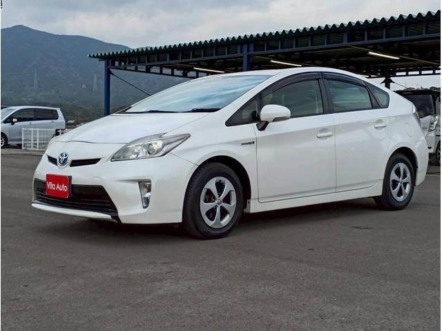 プリウス S SDナビ ワンセグTV リアカメラ スマートキー HIDヘッドライト 前後ドラレコ Bluetooth 純正15インチアルミ ETC(7枚目)