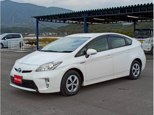 プリウス S SDナビ ワンセグTV リアカメラ スマートキー HIDヘッドライト 前後ドラレコ Bluetooth 純正15インチアルミ ETC(8枚目)