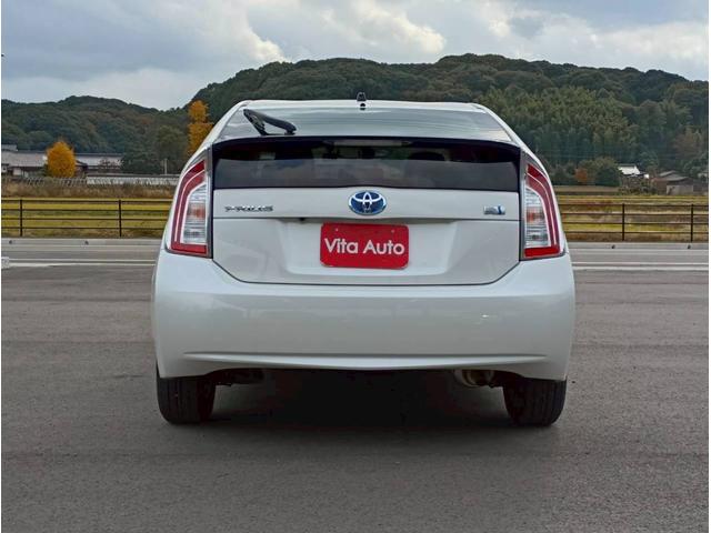 プリウス S SDナビ ワンセグTV リアカメラ スマートキー HIDヘッドライト 前後ドラレコ Bluetooth 純正15インチアルミ ETC(13枚目)