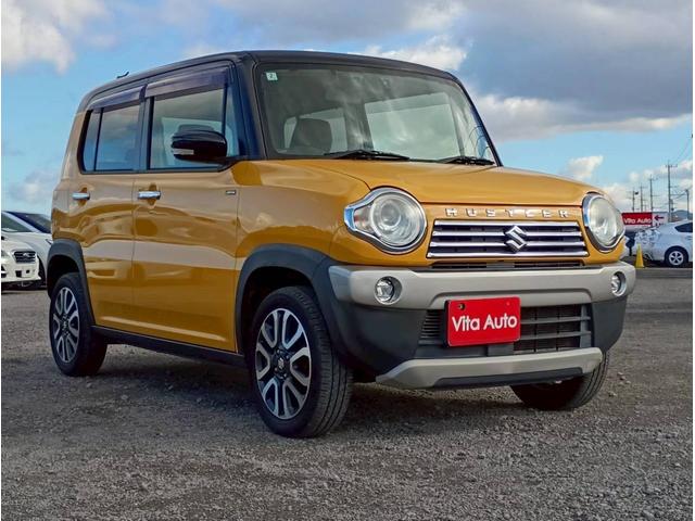 ハスラー ＪスタイルＩＩ　ＳＤナビ　フルセグＴＶ　リアカメラ　スマートキー　ＨＩＤヘッドライト　衝突軽減ブレーキ　シートヒーター　Ｂｌｕｅｔｏｏｔｈ　純正１５インチアルミ　ＥＴＣ（2枚目）