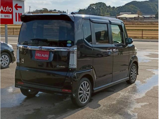 Ｎ－ＢＯＸカスタム Ｇ・ターボＡパッケージ　ＳＤナビ　フルセグＴＶ　リアカメラ　スマートキー　ＨＩＤヘッドライト　衝突軽減ブレーキ　両側パワスラ　Ｂｌｕｅｔｏｏｔｈ　クルコン　純正１５インチアルミ　ＥＴＣ（13枚目）