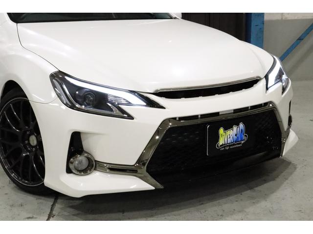 マークＸ ２５０Ｇ　リラックスセレクション　新品ＢＲＡＳＨヘッドライト　社外フルＬＥＤテール　前後Ｇ’Ｓ仕様バンパー　ＲＡＹＳ１９インチＡＷ　Ｇ’ｓ純正サス　新品シートカバー　社外ナビ　バックカメラ　前席パワーシート　スマートキー　ＥＴＣ（23枚目）