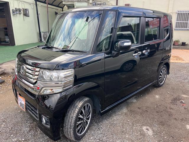 N-BOXカスタム G・ターボパッケージ 禁煙車 車検令和9年2月 後席モニター 地デジナビ 両側自動スライドドア プッシュスタート スマートキー ETC 前後ドライブレコーダー アイドリングストップ オートクルーズコントロール(13枚目)