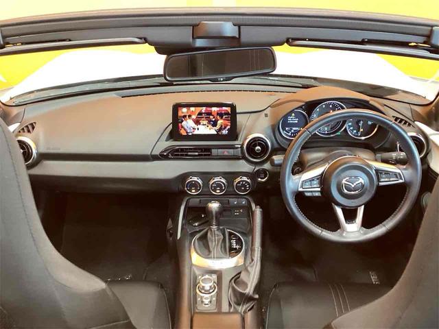 ロードスター Ｓスペシャルパッケージ　セーフティパッケージ　純正コネクトナビ　Ｂｌｕｅｔｏｏｔｈ対応　Ｂカメラ　前席シートヒーター　ブラインドスポットモニター　ＬＥＤヘッドライト　クルーズコントロール　革巻きステアリング　純正アルミ（5枚目）