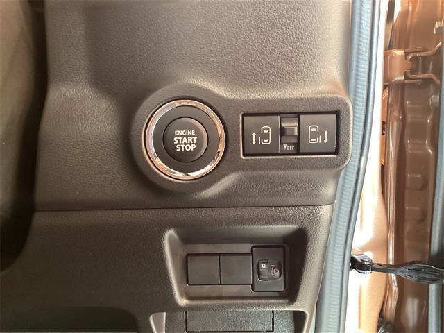 スペーシア ハイブリッドX 両側電動スライドドア クリアランスソナー 衝突被害軽減システム LEDヘッドランプ スマートキー アイドリングストップ 電動格納ミラー シートヒーター ベンチシート CVT 盗難防止システム ABS(13枚目)