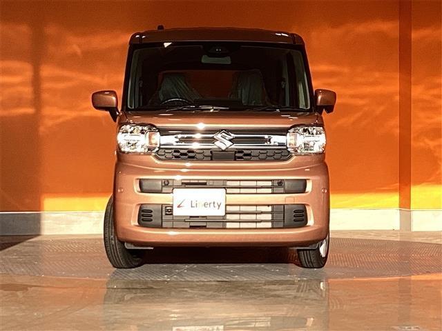 スペーシア ハイブリッドX 両側電動スライドドア クリアランスソナー 衝突被害軽減システム LEDヘッドランプ スマートキー アイドリングストップ 電動格納ミラー シートヒーター ベンチシート CVT 盗難防止システム ABS(15枚目)