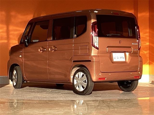 スペーシア ハイブリッドX 両側電動スライドドア クリアランスソナー 衝突被害軽減システム LEDヘッドランプ スマートキー アイドリングストップ 電動格納ミラー シートヒーター ベンチシート CVT 盗難防止システム ABS(20枚目)