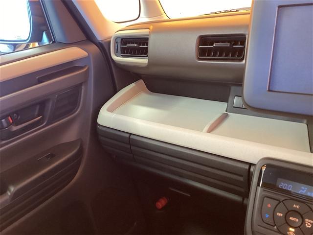 スペーシア ハイブリッドG 届出済未使用車 禁煙車 スズキセーフティサポート LEDヘッドライト スマートキー プッシュスタート アイドリングストップ 両側スライドドア ステアリングスイッチ 電動格納ミラー ヘッドライトレベライ(13枚目)