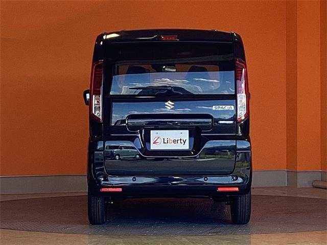 スペーシア ハイブリッドG 届出済未使用車 禁煙車 スズキセーフティサポート LEDヘッドライト スマートキー プッシュスタート アイドリングストップ 両側スライドドア ステアリングスイッチ 電動格納ミラー ヘッドライトレベライ(19枚目)