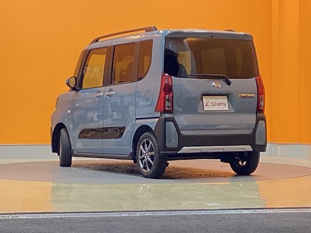 タント ファンクロス　届出済未使用車　禁煙車　衝突軽減Ｂ　両側自動ドア　電子パーキング　ＬＥＤヘッドライト　フォグライト　スマートキー　プッシュスタート　アイドリングストップ　ステアリングスイッチ　純正アルミホイール（20枚目）