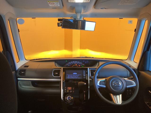 タント Ｘターボ　ＳＡＩＩ　衝突軽減Ｂ　純正ナビ　Ｂカメラ　両側自動ドア　スマートキー　プッシュスタート　アイドリングストップ　ステアリングスイッチ　電動格納ミラー　ヘッドライトレベライザー　オートエアコン（5枚目）