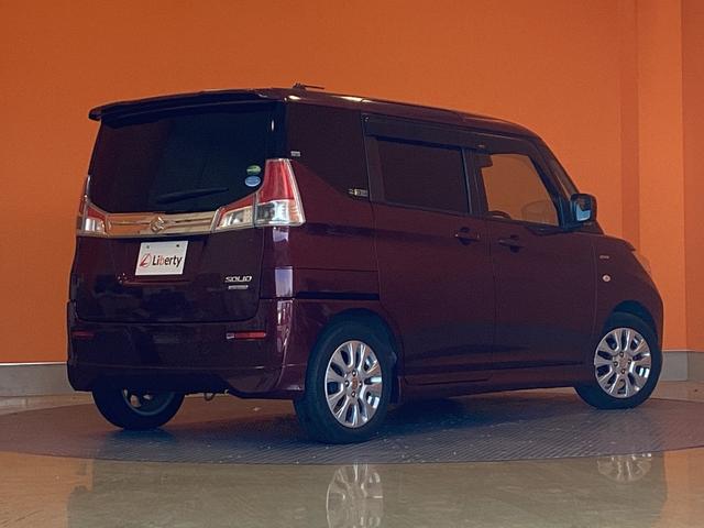 ソリオ ハイブリッドＭＸ　衝突軽減Ｂ　社外ナビ　Ｂｌｕｅｔｏｏｔｈ対応　クルーズコントロール　左パワースライドドア　スマートキー　プッシュスタート　アイドリングストップ　ステアリングスイッチ　電動格納ミラー　純正アルミホイール（15枚目）