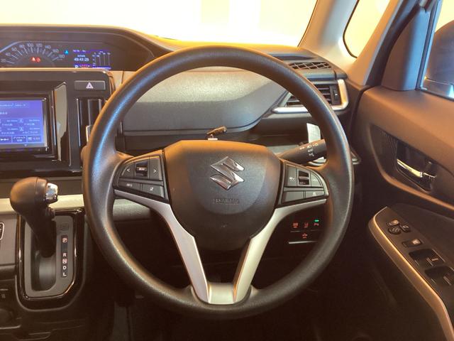 ソリオ ハイブリッドＭＸ　スズキセーフティサポート　社外ナビ　Ｂｌｕｅｔｏｏｔｈ対応　Ｂカメラ　ＥＴＣ　左パワースライドドア　スマートキー　プッシュスタート　アイドリングストップ　クルーズコントロール　純正アルミホイール（6枚目）