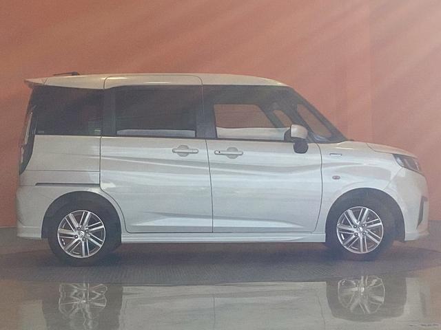 ソリオ ハイブリッドＭＸ　スズキセーフティサポート　社外ナビ　Ｂｌｕｅｔｏｏｔｈ対応　Ｂカメラ　ＥＴＣ　左パワースライドドア　スマートキー　プッシュスタート　アイドリングストップ　クルーズコントロール　純正アルミホイール（17枚目）