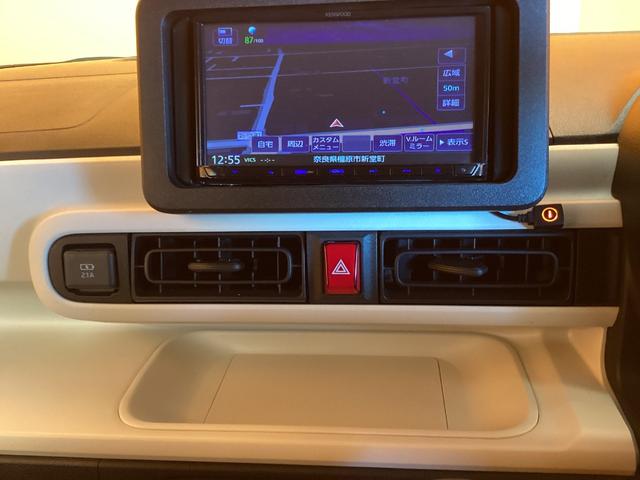 ムーヴキャンバス ストライプスＸ　ＥＴＣ　全周囲カメラ　両側電動スライドドア　ナビ　ＴＶ　クリアランスソナー　衝突被害軽減システム　オートライト　スマートキー　アイドリングストップ　電動格納ミラー　ベンチシート（10枚目）