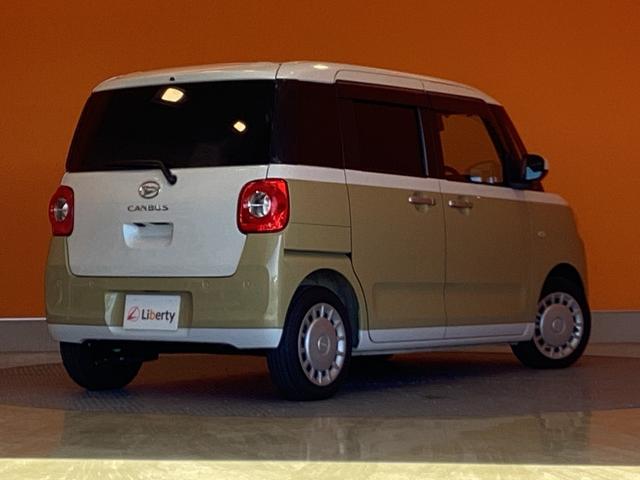 ムーヴキャンバス ストライプスＸ　ＥＴＣ　全周囲カメラ　両側電動スライドドア　ナビ　ＴＶ　クリアランスソナー　衝突被害軽減システム　オートライト　スマートキー　アイドリングストップ　電動格納ミラー　ベンチシート（18枚目）