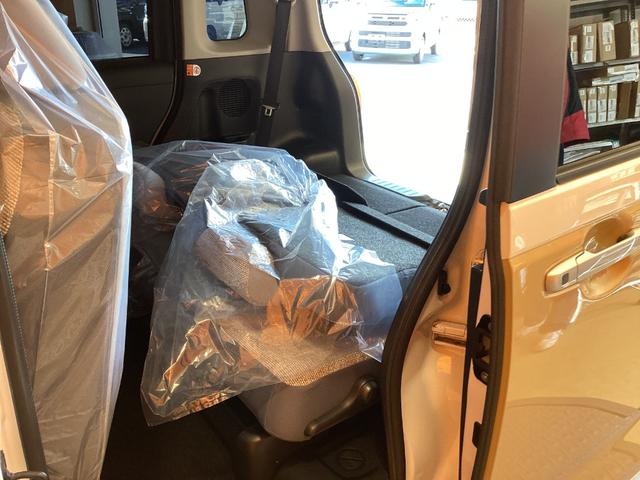 ムーヴキャンバス ストライプスＸ　ＥＴＣ　全周囲カメラ　両側電動スライドドア　ナビ　ＴＶ　クリアランスソナー　衝突被害軽減システム　オートライト　スマートキー　アイドリングストップ　電動格納ミラー　ベンチシート（30枚目）