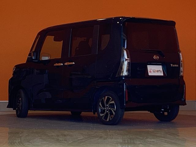 タント カスタムＸ　エコアイドル非装着車　バックカメラ　サイドカメラ　両側電動スライドドア　クリアランスソナー　衝突被害軽減システム　オートライト　ＬＥＤヘッドランプ　スマートキー　アイドリングストップ　電動格納ミラー　シートヒーター（20枚目）