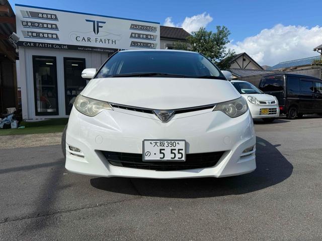 エスティマ アエラス　ＥＴＣ　バックカメラ　ナビ　ＴＶ　両側電動スライドドア　オートライト　ＨＩＤ　スマートキー　電動格納ミラー　３列シート　ウォークスルー　オットマン　ＣＶＴ　アルミホイール　盗難防止システム（12枚目）