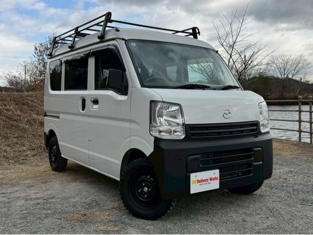 スクラム ＰＡ　５ＭＴ　ルーフラック　天井ラック　ＥＴＣ　ヨコハマジオランダーＭ／Ｔ　バンパーチッピング塗装（6枚目）