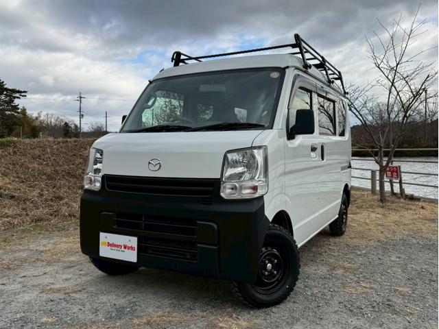 スクラム ＰＡ　５ＭＴ　ルーフラック　天井ラック　ＥＴＣ　ヨコハマジオランダーＭ／Ｔ　バンパーチッピング塗装（7枚目）