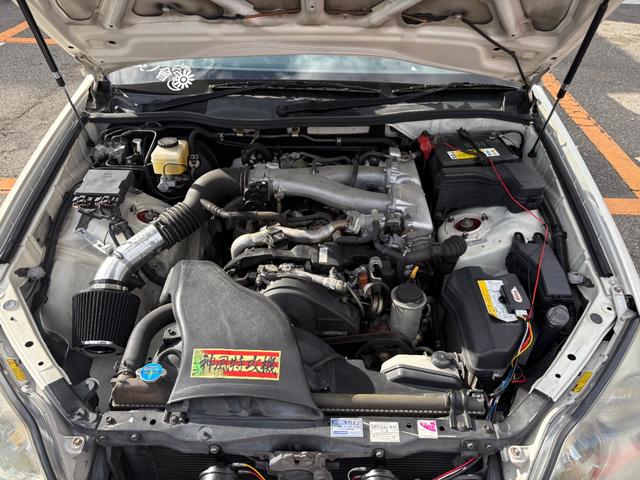 マークII グランデiR-S 110系グランデ/ReinHardマフラー/Vertecホイール/トムス車高調/VERTEXステアリング/クイックリリース/LWシフトノブ/Nスタホーン/純正オプションフルエアロ(15枚目)