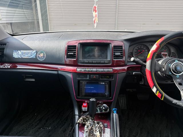 マークII グランデiR-S 110系グランデ/ReinHardマフラー/Vertecホイール/トムス車高調/VERTEXステアリング/クイックリリース/LWシフトノブ/Nスタホーン/純正オプションフルエアロ(34枚目)